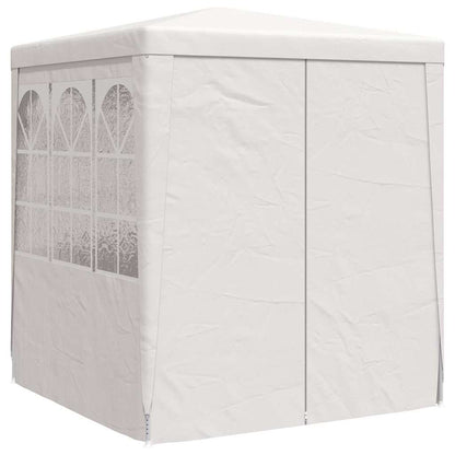 Gazebo Professionale con Pareti 2,5x2,5 m Bianco 90 g/m² - homemem39