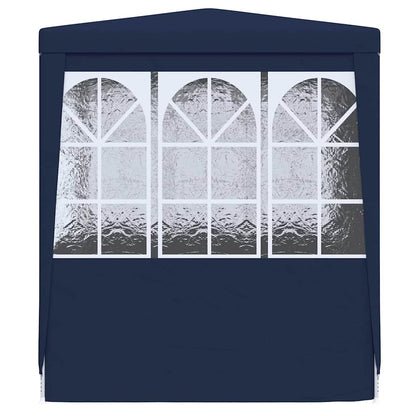 Gazebo Professionale con Pareti 2,5x2,5 m Blu 90 g/m² | homemem39