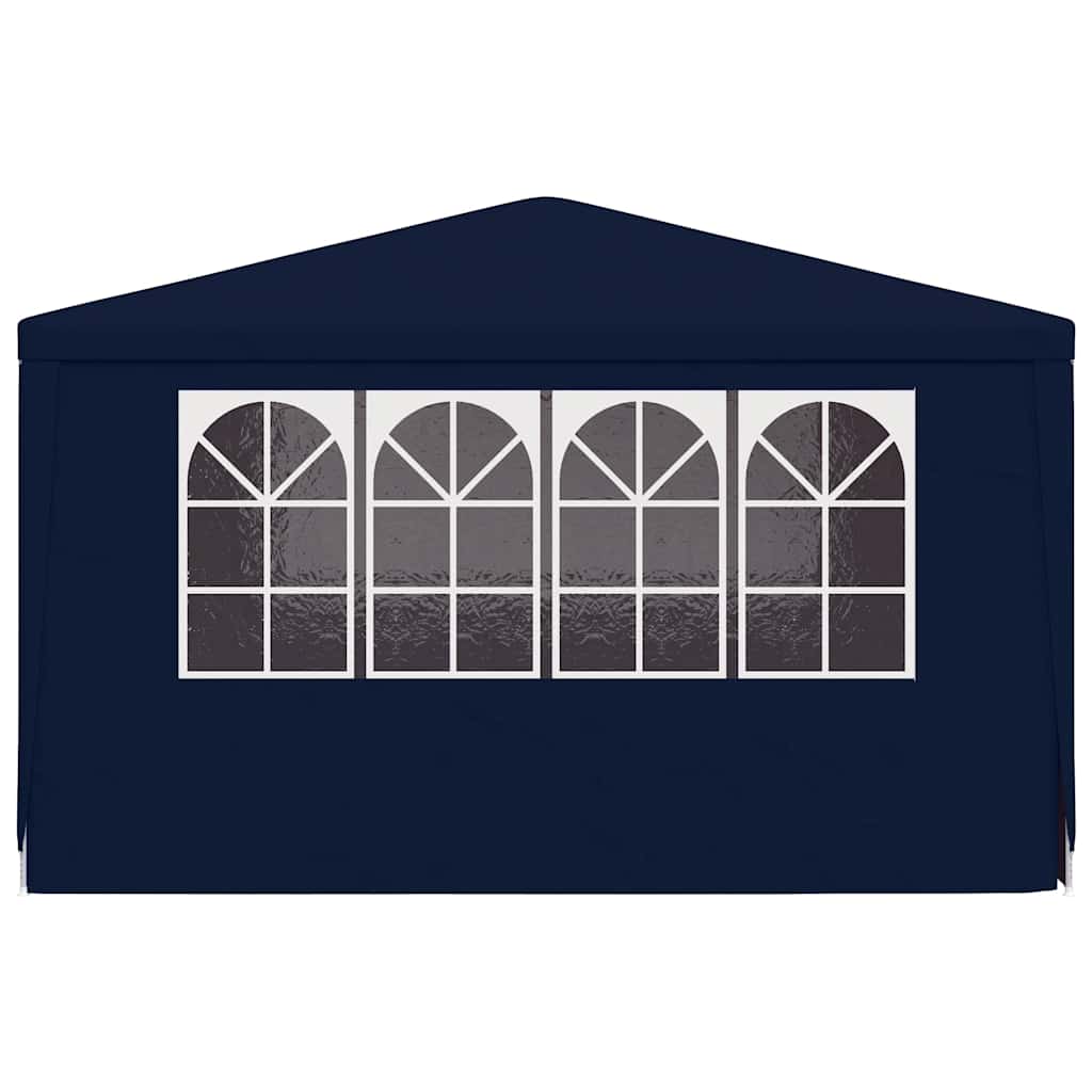 Gazebo Professionale con Pareti 4x4 m Blu 90 g/m² | homemem39