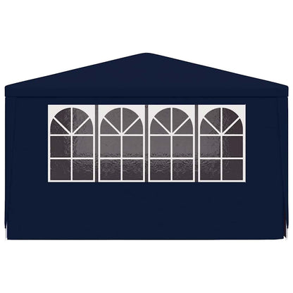 Gazebo Professionale con Pareti 4x4 m Blu 90 g/m² | homemem39