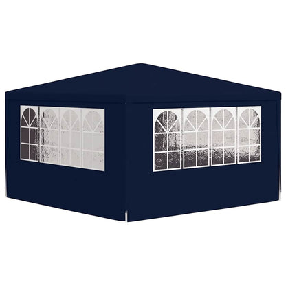 Gazebo Professionale con Pareti 4x4 m Blu 90 g/m² | homemem39
