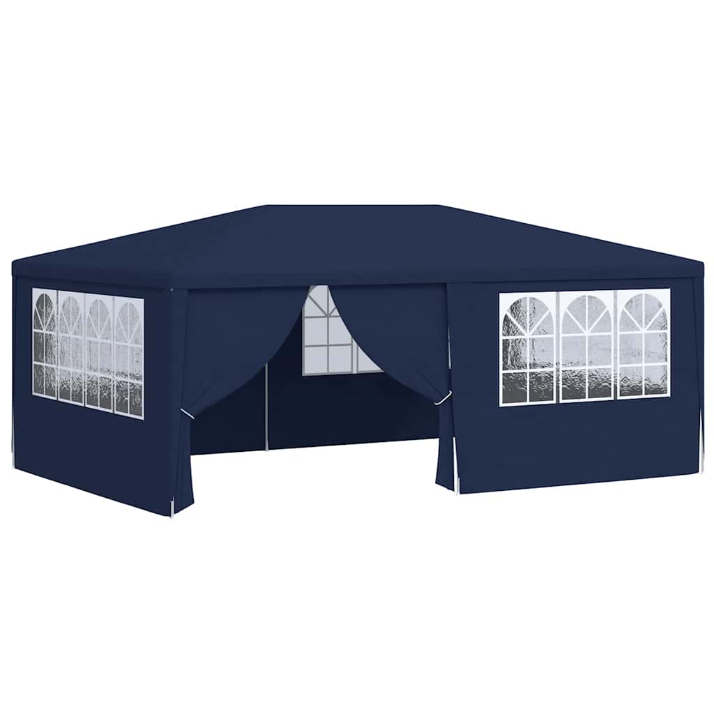 Gazebo Professionale con Pareti 4x6 m Blu 90 g/m² | homemem39