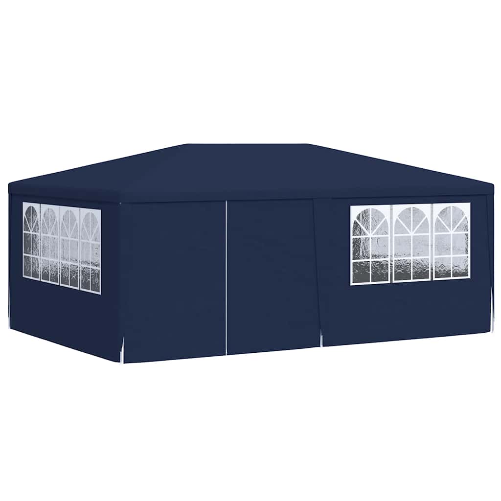 Gazebo Professionale con Pareti 4x6 m Blu 90 g/m² | homemem39