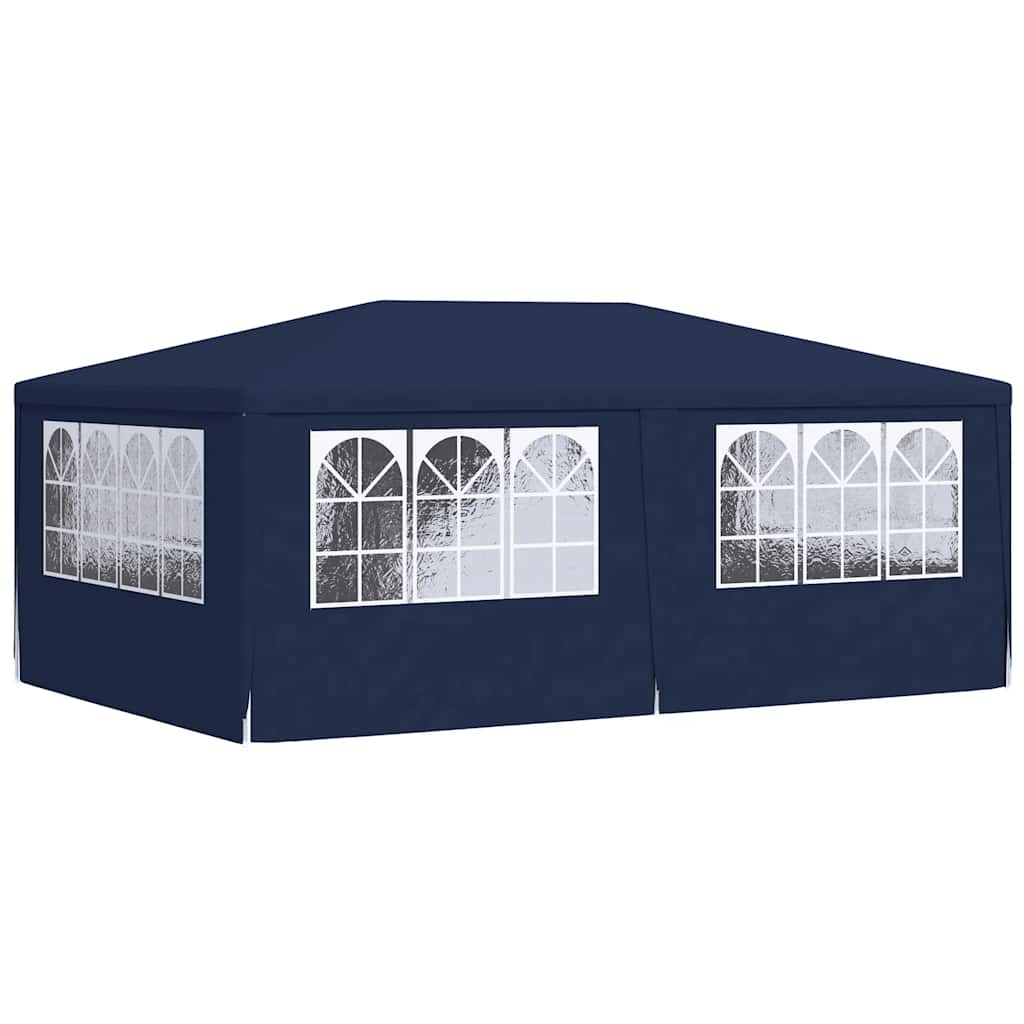Gazebo Professionale con Pareti 4x6 m Blu 90 g/m² | homemem39