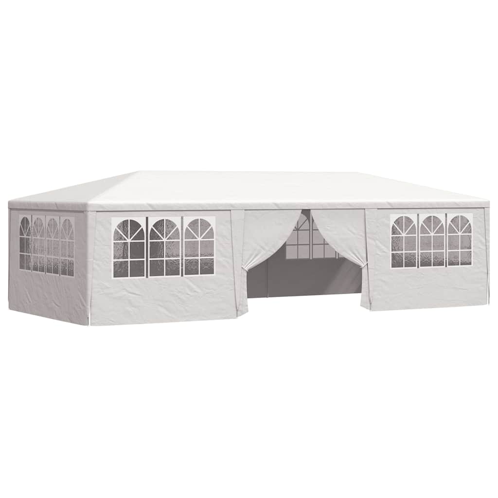 Gazebo Professionale con Pareti 4x9 m Bianco 90 g/m² | homemem39