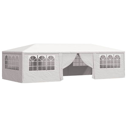 Gazebo Professionale con Pareti 4x9 m Bianco 90 g/m² | homemem39