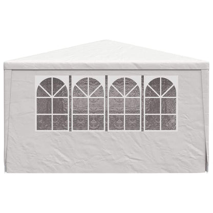 Gazebo Professionale con Pareti 4x9 m Bianco 90 g/m² | homemem39