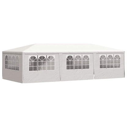 Gazebo Professionale con Pareti 4x9 m Bianco 90 g/m² | homemem39