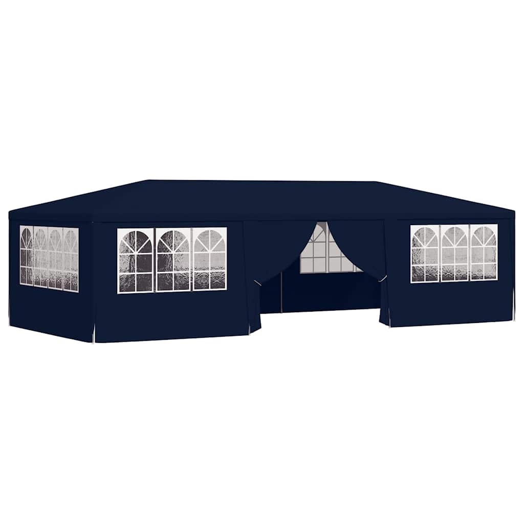 Gazebo Professionale con Pareti 4x9 m Blu 90 g/m² | homemem39