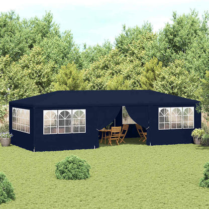 Gazebo Professionale con Pareti 4x9 m Blu 90 g/m² | homemem39