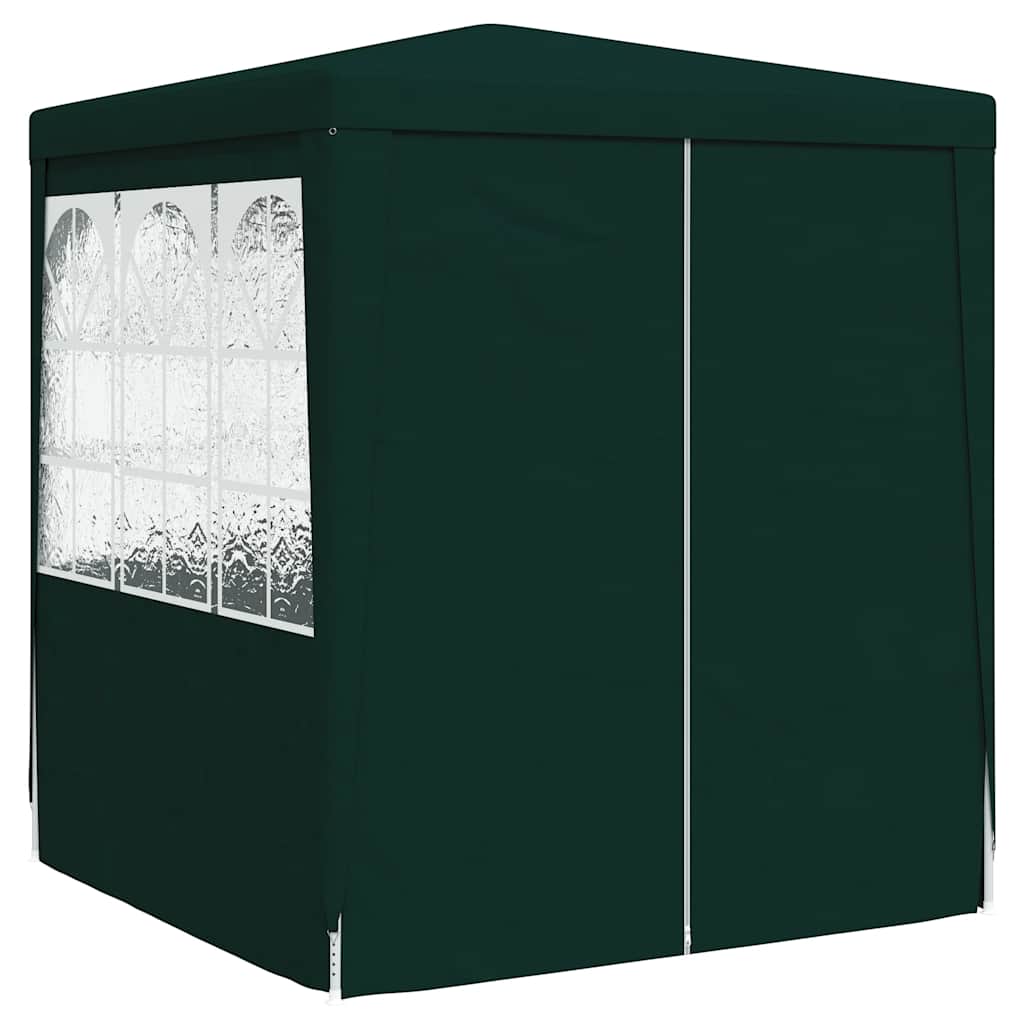 Gazebo Professionale con Pareti 2x2 m Verde 90 g/m² | homemem39