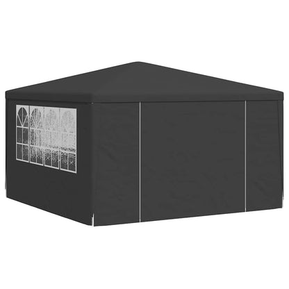 Gazebo Professionale con Pareti 4x4 m Antracite 90 g/m² | homemem39