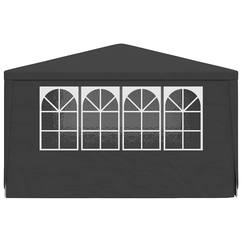 Gazebo Professionale con Pareti 4x4 m Antracite 90 g/m² | homemem39