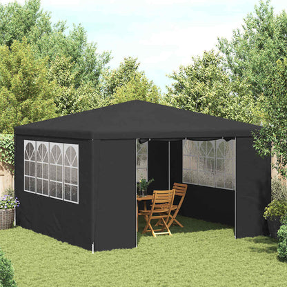 Gazebo Professionale con Pareti 4x4 m Antracite 90 g/m² | homemem39
