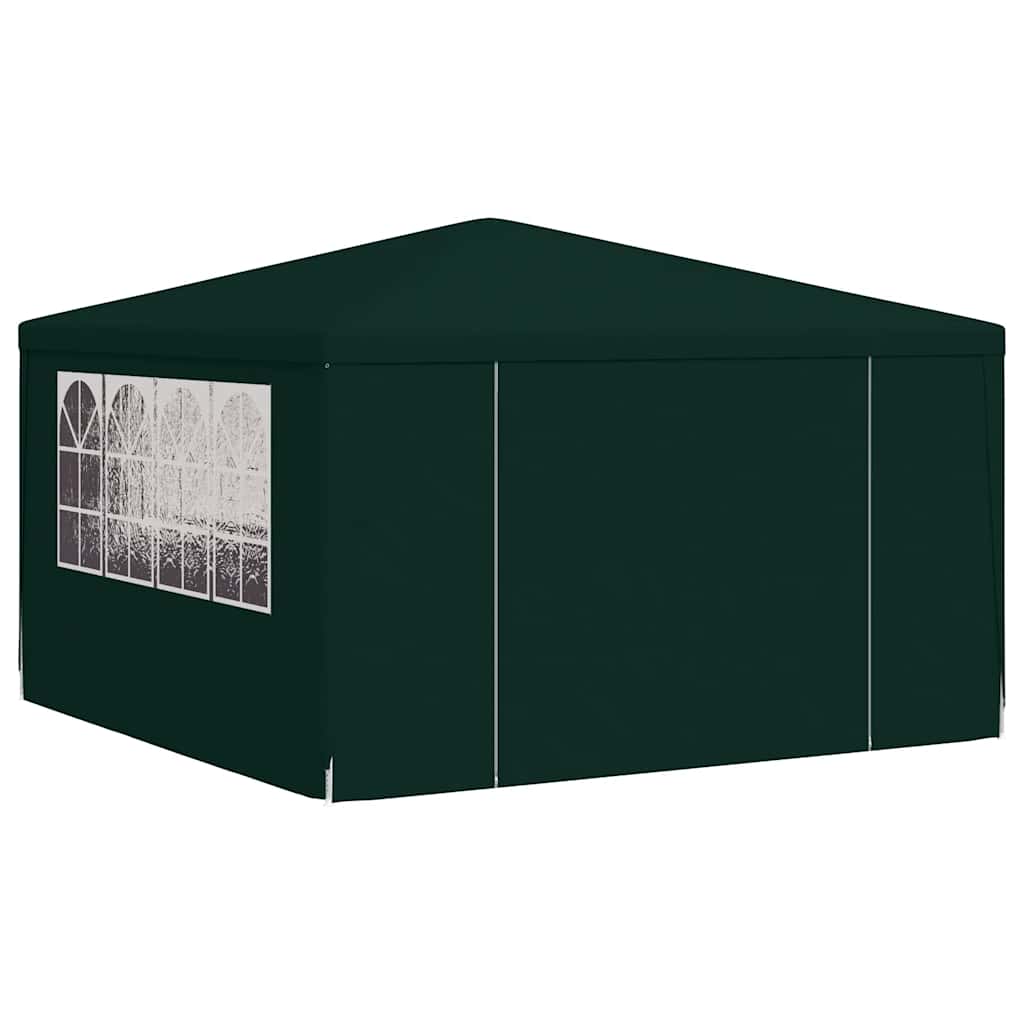 Gazebo Professionale con Pareti 4x4 m Verde 90 g/m² | homemem39