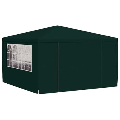 Gazebo Professionale con Pareti 4x4 m Verde 90 g/m² | homemem39