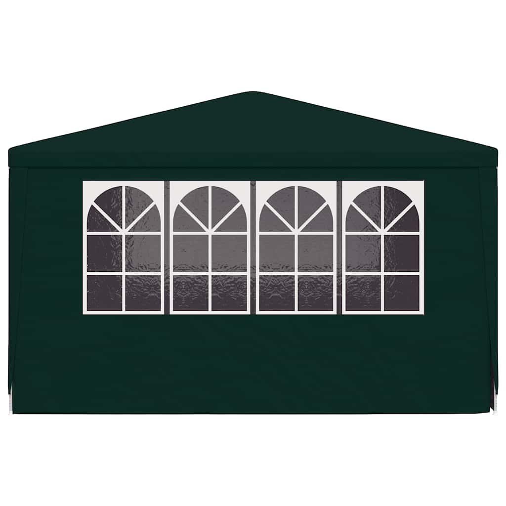 Gazebo Professionale con Pareti 4x4 m Verde 90 g/m² | homemem39