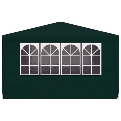 Gazebo Professionale con Pareti 4x4 m Verde 90 g/m² | homemem39