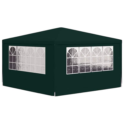 Gazebo Professionale con Pareti 4x4 m Verde 90 g/m² | homemem39