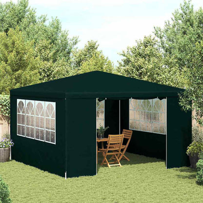 Gazebo Professionale con Pareti 4x4 m Verde 90 g/m² | homemem39