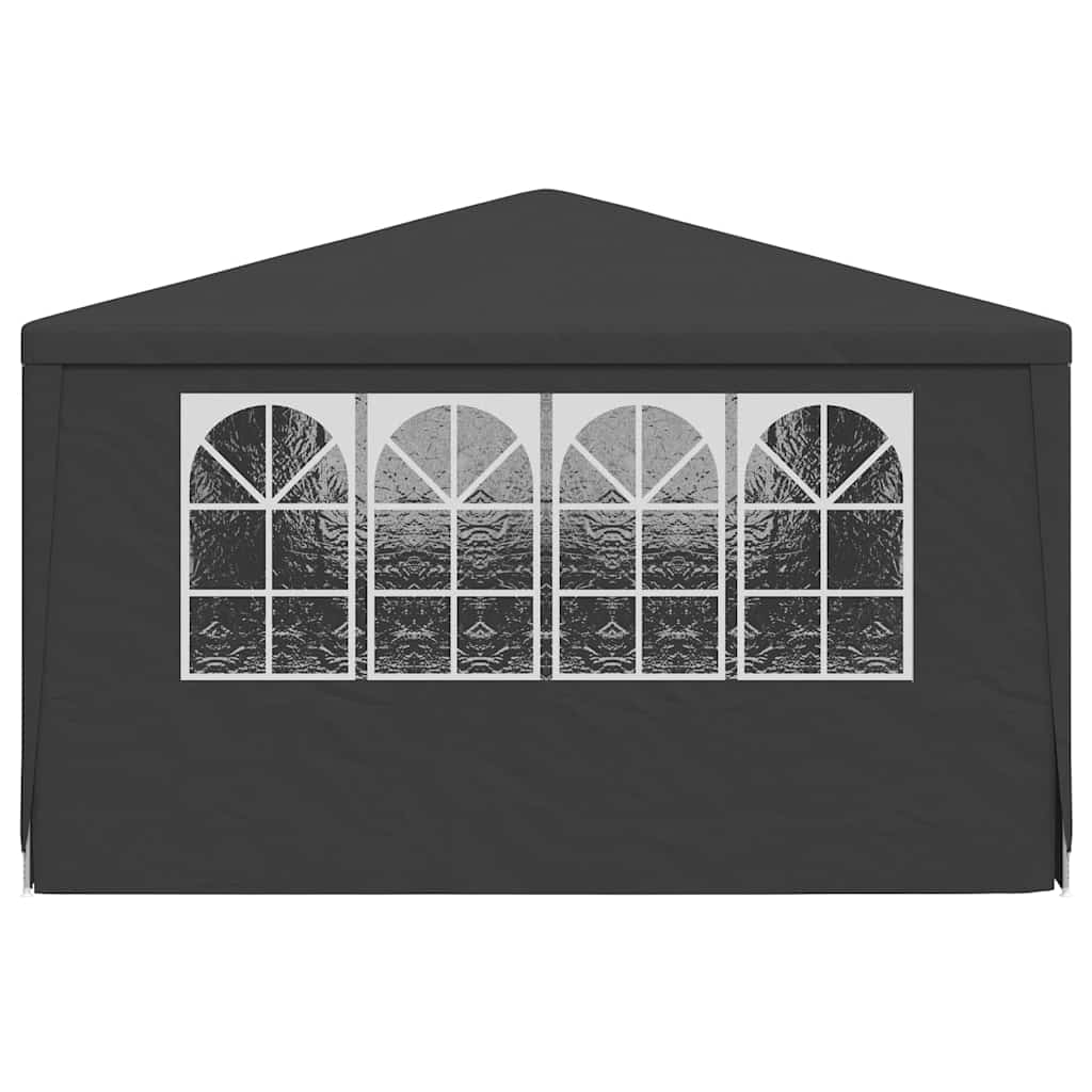 Gazebo Professionale con Pareti 4x6 m Antracite 90 g/m² | homemem39