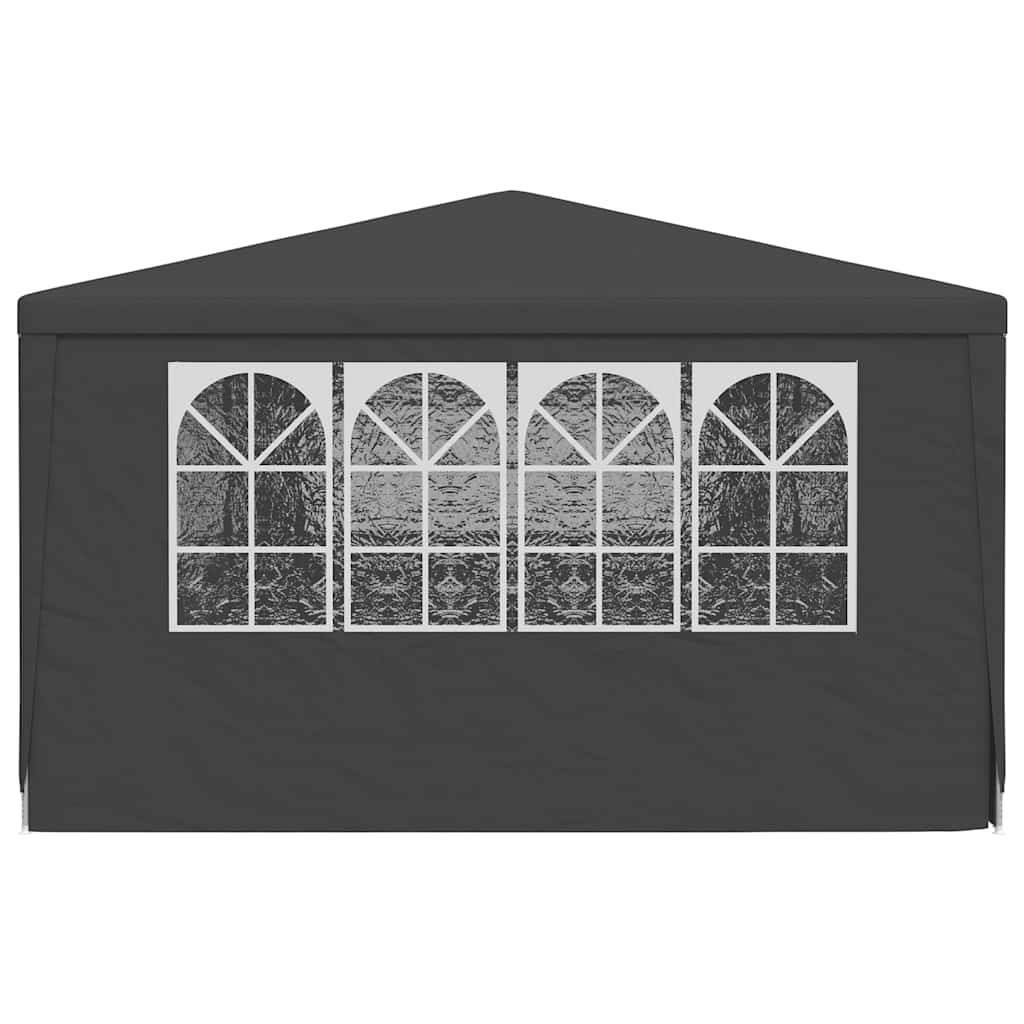 Gazebo Professionale con Pareti 4x9 m Antracite 90 g/m² | homemem39