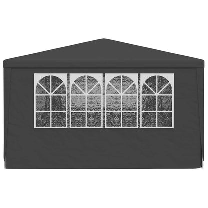 Gazebo Professionale con Pareti 4x9 m Antracite 90 g/m² | homemem39