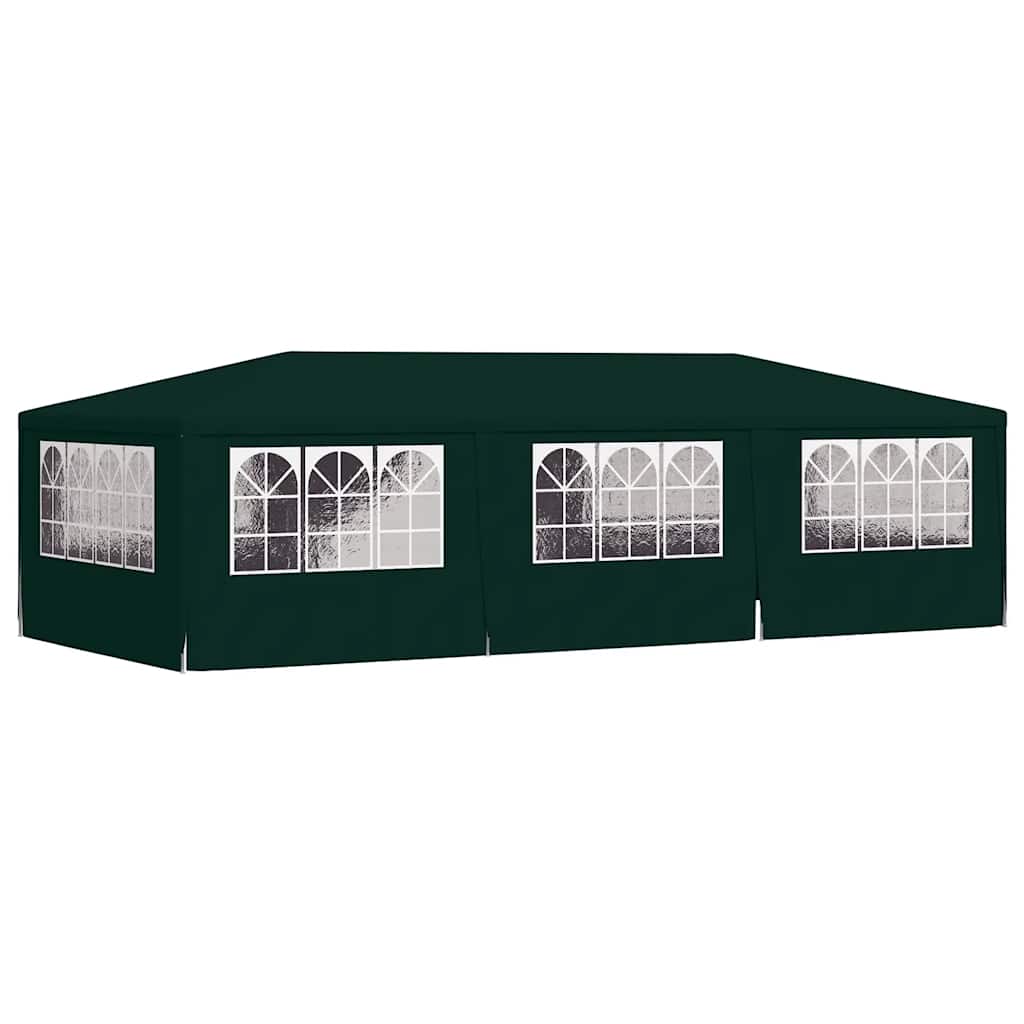 Gazebo Professionale con Pareti 4x9 m Verde 90 g/m² | homemem39
