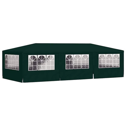 Gazebo Professionale con Pareti 4x9 m Verde 90 g/m² | homemem39