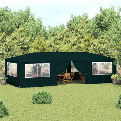 Gazebo Professionale con Pareti 4x9 m Verde 90 g/m² | homemem39