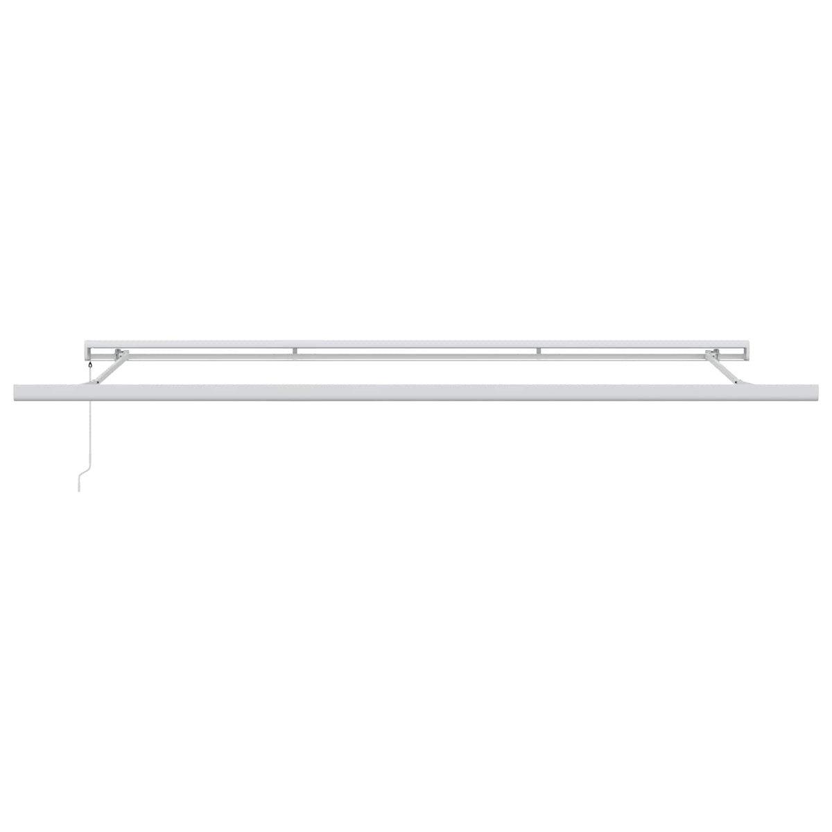 Telaio di tenda manuale 4,5 x 3 m Bianco