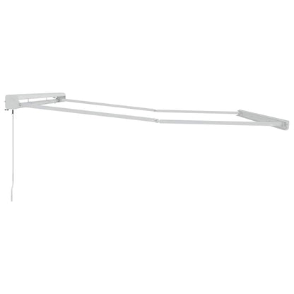 Tenda da Sole Bianco 5 x 3 m Metallo