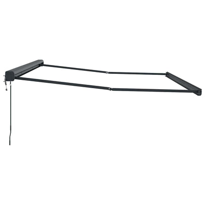 Tenda da Sole Antracite 4 × 3 m Metallo