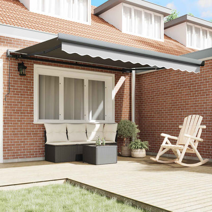 Telaio di tenda manuale 3,5 x 2,5 m Antracite
