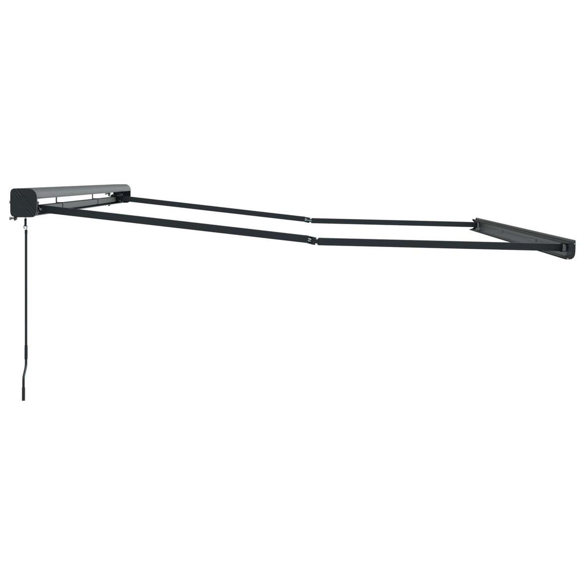Telaio di tenda manuale 4,5 x 3 m Antracite