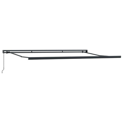 Telaio di tenda manuale 5 x 3 m Antracite