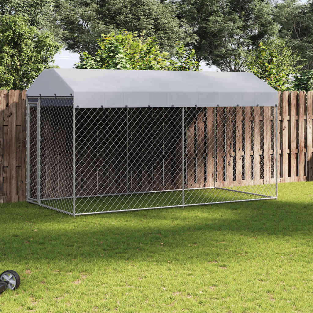 Canile da Esterno con Tetto 382x192x225 cm | homemem39