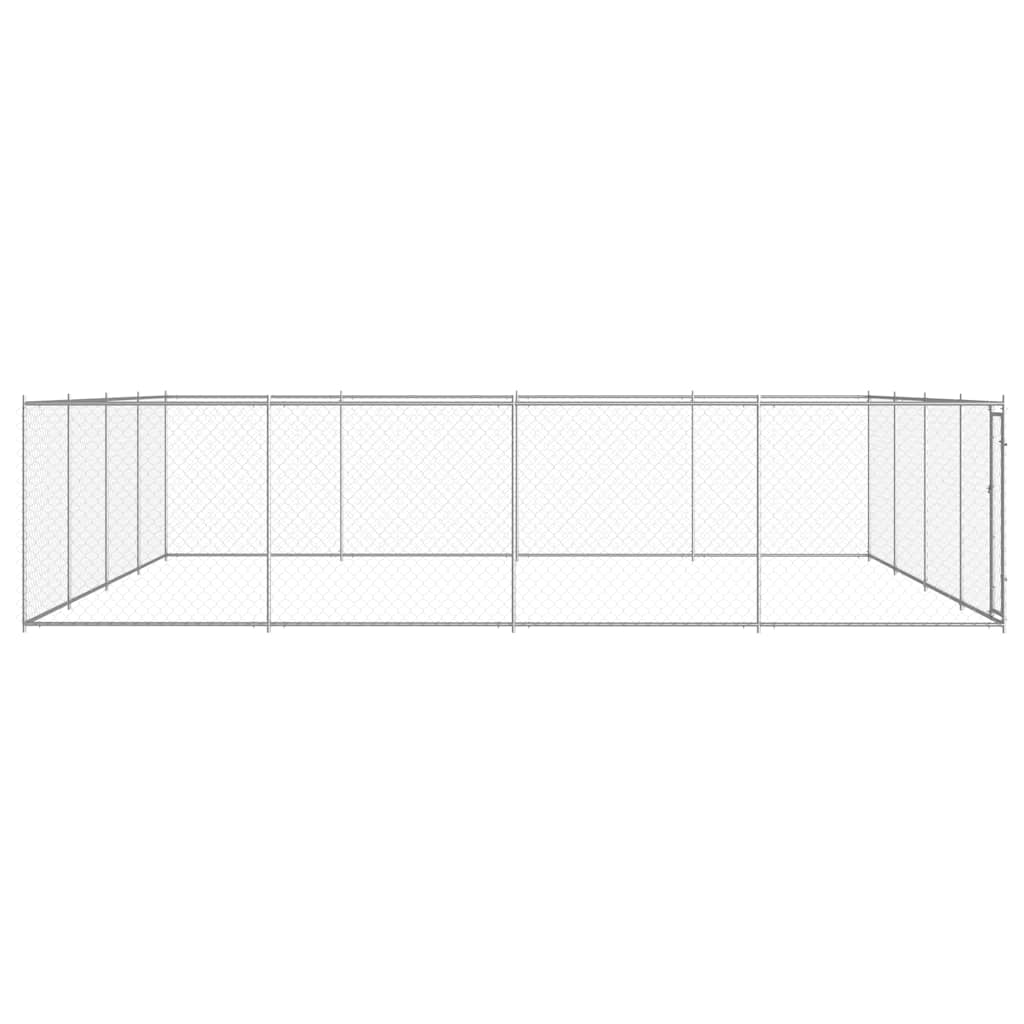 Canile da Esterno in Acciaio Zincato 760x760x185 cm | homemem39
