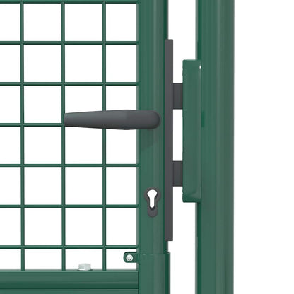 Cancello per Recinzione in Acciaio 100x150 cm Verde - homemem39