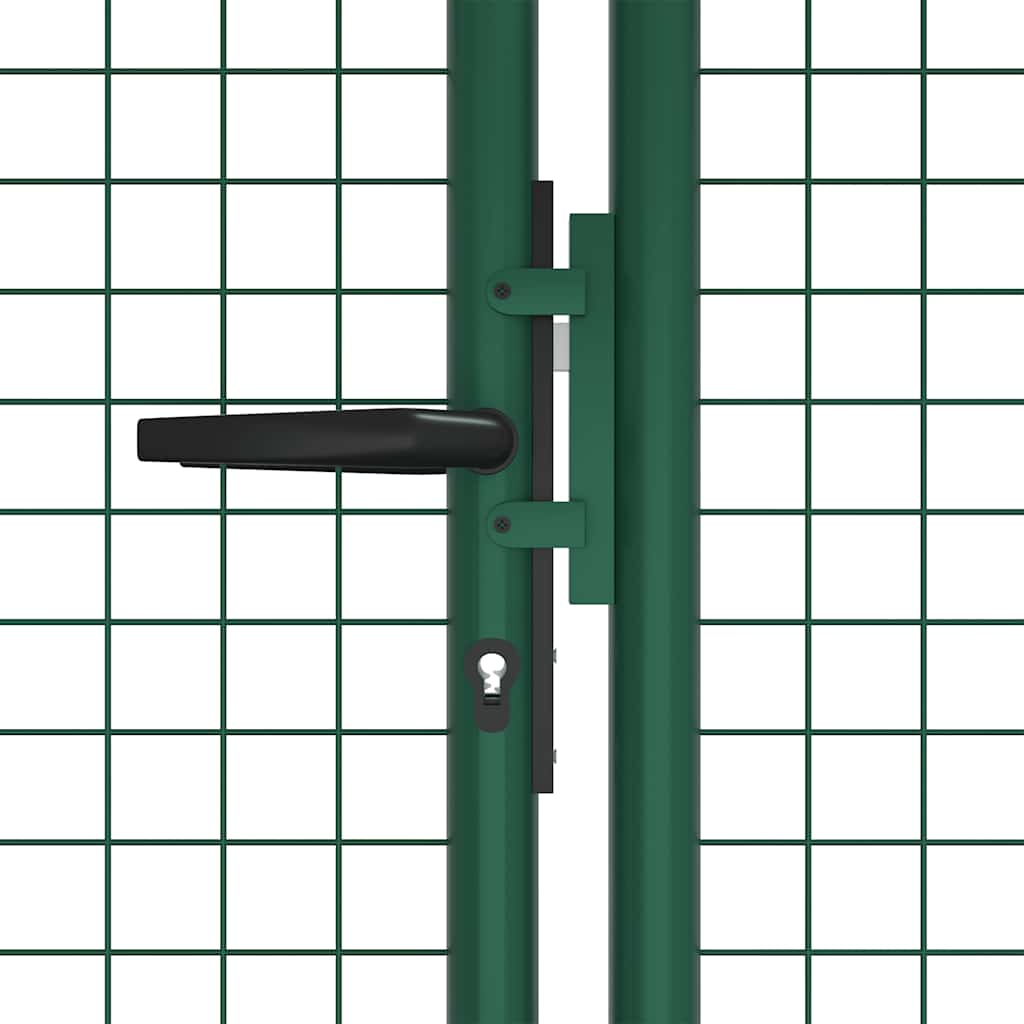 Cancello da Giardino in Rete di Acciaio 400x125 cm Verde | homemem39