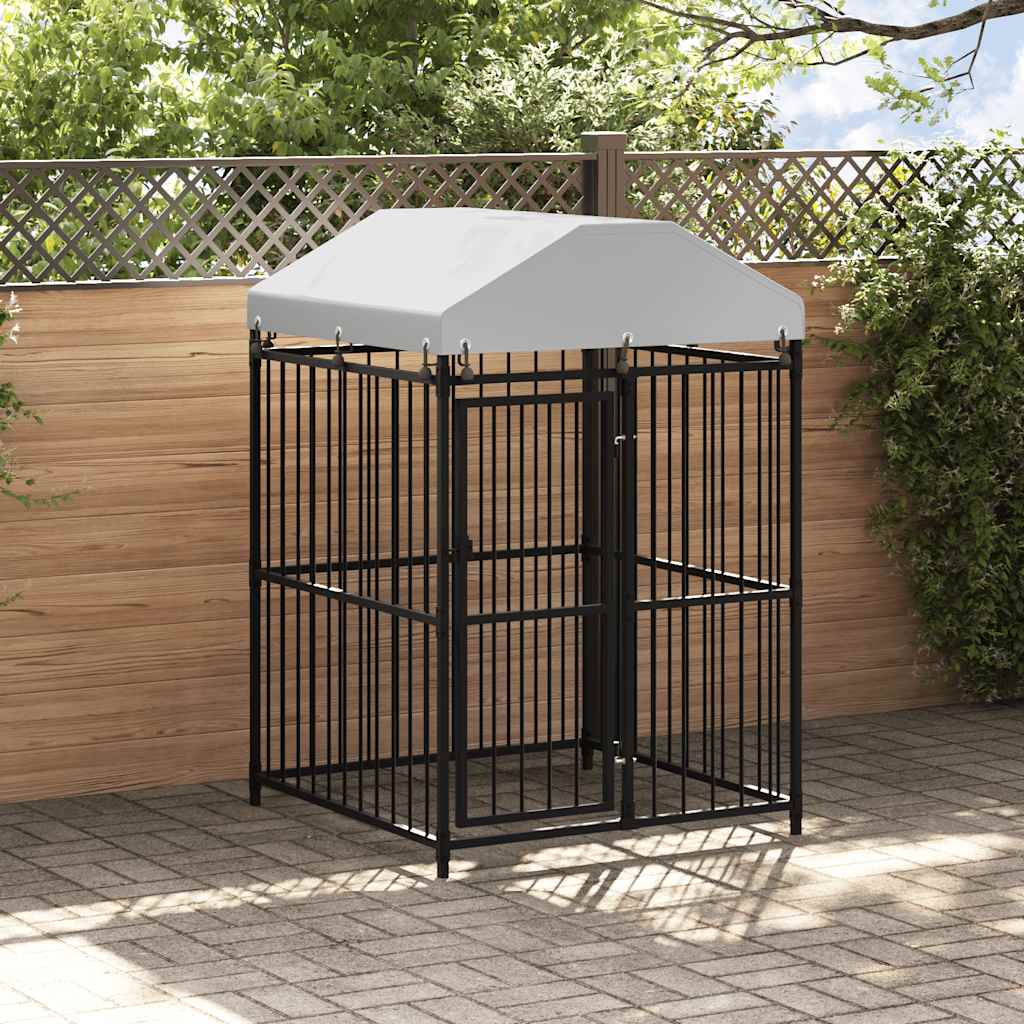 Canile da Esterno con Tetto 120x120x150 cm | homemem39