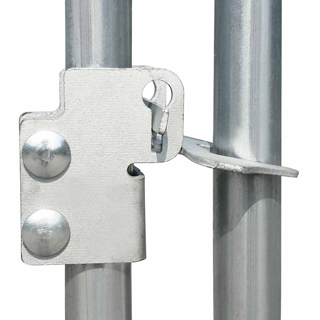 Canile da Esterno in Acciaio Zincato 6x6x1 m | homemem39