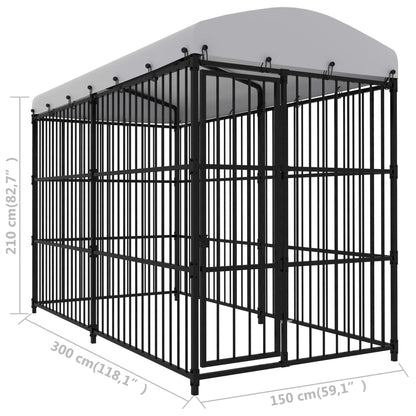 Canile da Esterno con Tetto 300x150x210 cm | homemem39