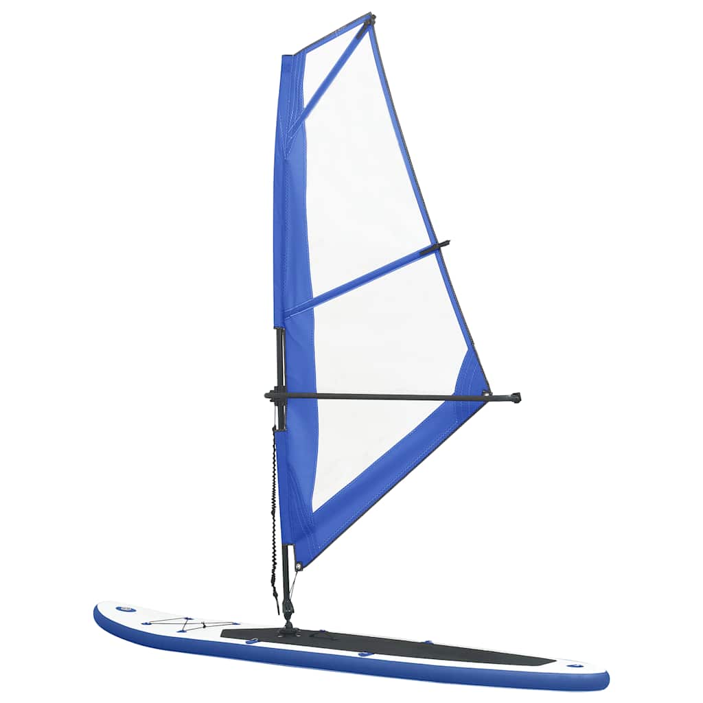 Set Tavola Gonfiabile da SUP con Vela Blu e Bianco - homemem39