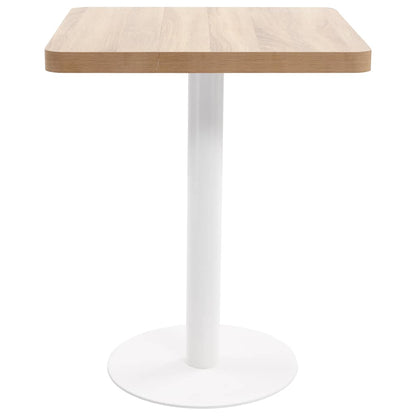 Tavolo da Bistrot Marrone Chiaro 60x60 cm in MDF | homemem39