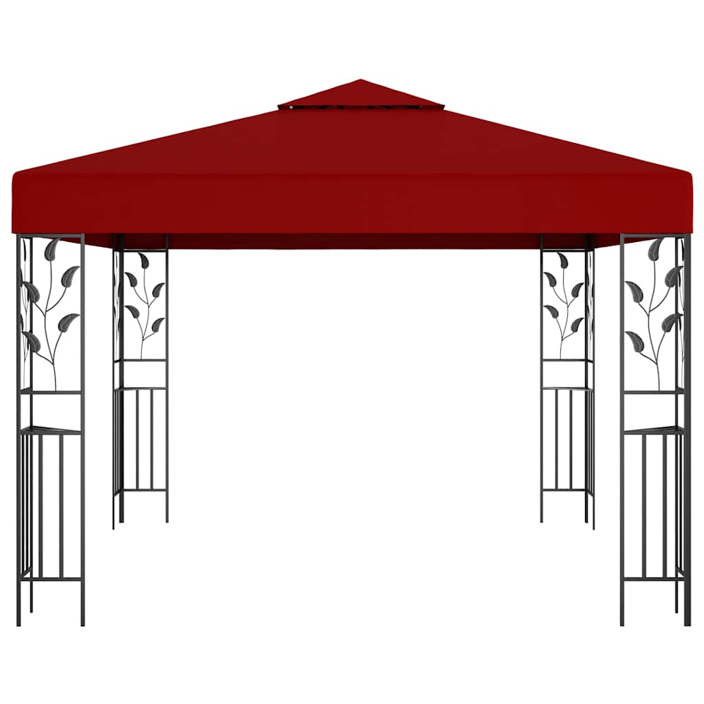 Gazebo 3x3 m Rosso Vino | homemem39