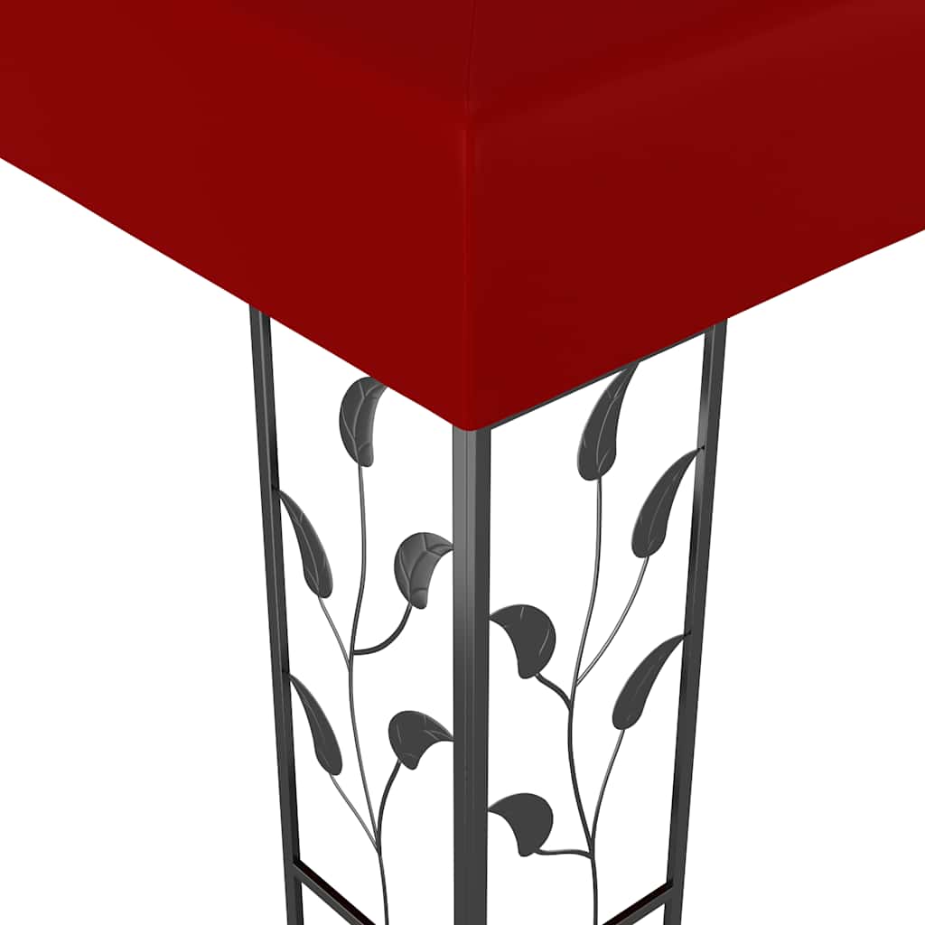 Gazebo 3x3 m Rosso Vino | homemem39