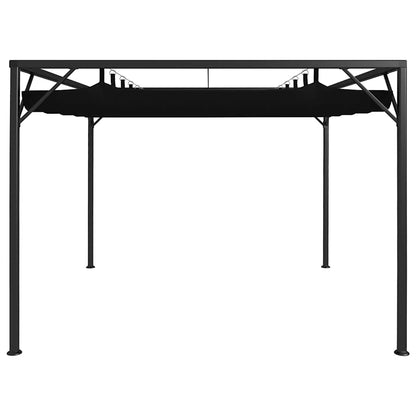 Gazebo da Giardino con Tetto a Scomparsa 3x3 m Antracite | homemem39