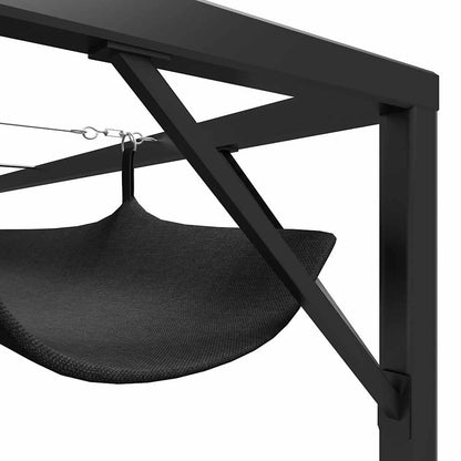 Gazebo da Giardino con Tetto a Scomparsa 3x3 m Antracite | homemem39