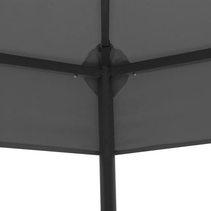 Gazebo da Giardino 323x275x265 cm Antracite | homemem39